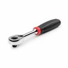 Tekton 1/4 Inch Drive x 6 Inch  Quick-Release Comfort Grip Ratchet SRH12006